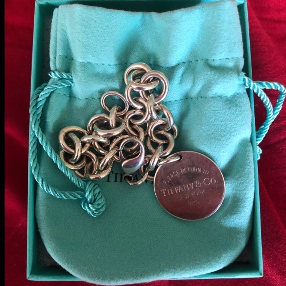 Vintage Return to Tiffany Circle Charm Bracelet